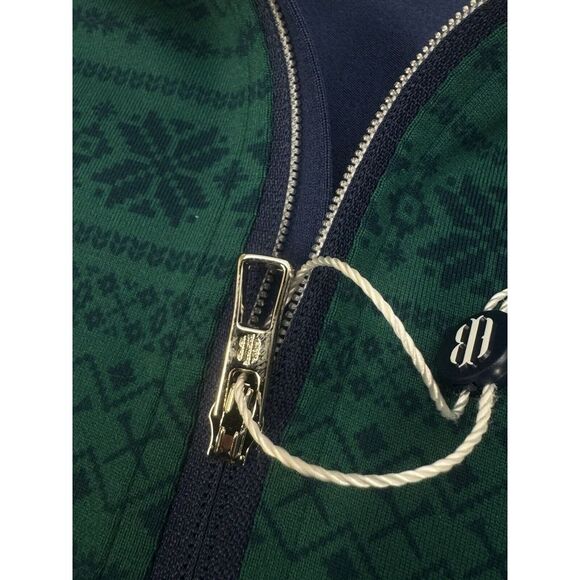 NWT Holderness & Bourne The Robinson 1/4 Zip Performance Pullover Blue Green XXL - Picture 6 of 11